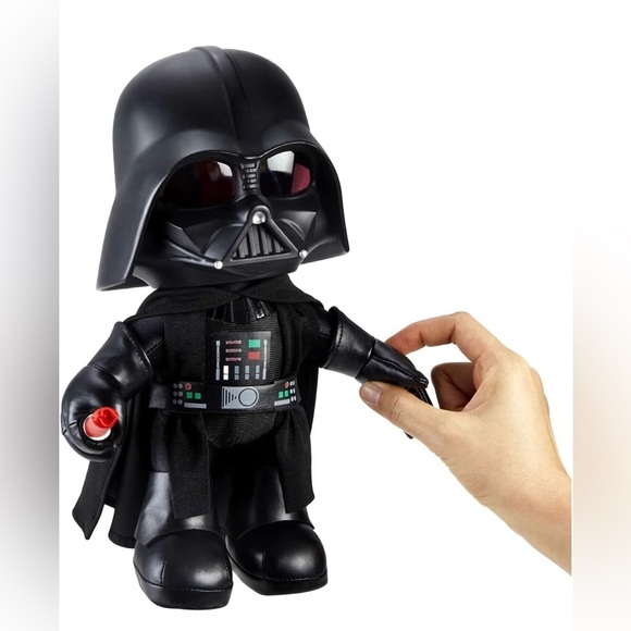 Star Wars Darth Vader Feature Plush (Obi-Wan), Voice Recording, Light Up Saber - Picture 6 of 6